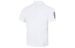 adidas Solid Color Stripe Tennis Athleisure Casual Sports Short Sleeve Polo Shirt White HF1815