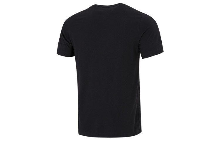 Men's adidas Rose Logo Cartoon Ross Pattern Printing Athleisure Casual Sports Round Neck Short Sleeve Black T-Shirt HS4325