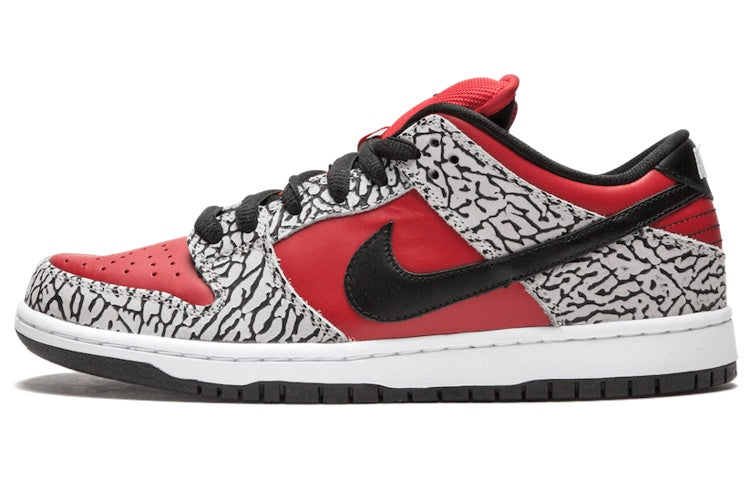 Nike x Supreme SB Dunk Low Premium 'Red Cement' 313170-600