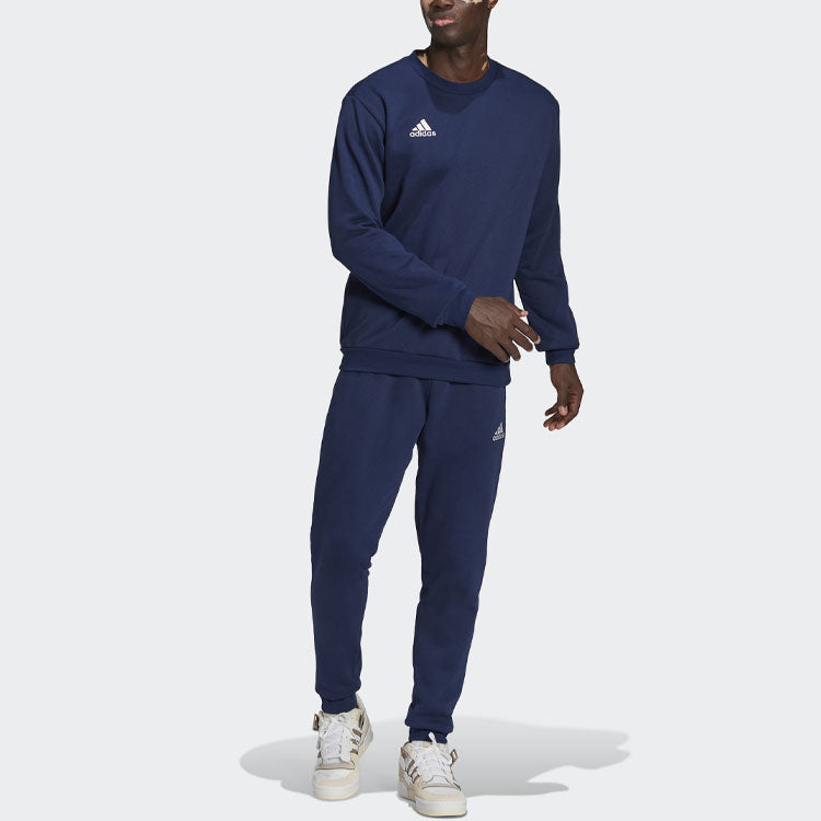 adidas Ent22 Sw Top Soccer/Football Sports Round Neck Navy Blue H57480