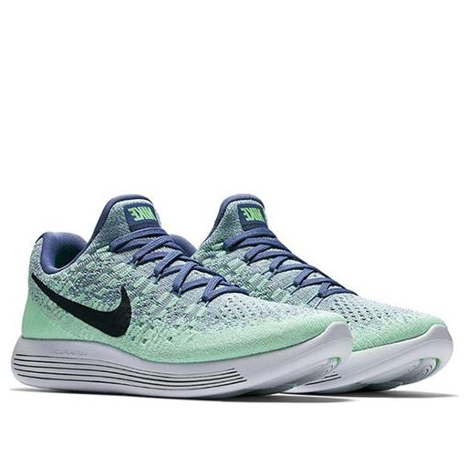 (WMNS) Nike Lunarepic Low Flyknit 2 'Blue Moon Dark Obsidian Vapor Green' 863780-403