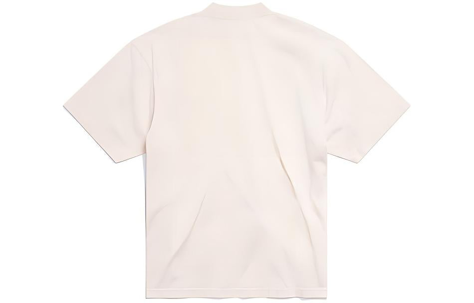 Balenciaga Political Stencil T-shirt 'White Black' 764235TQVI59784