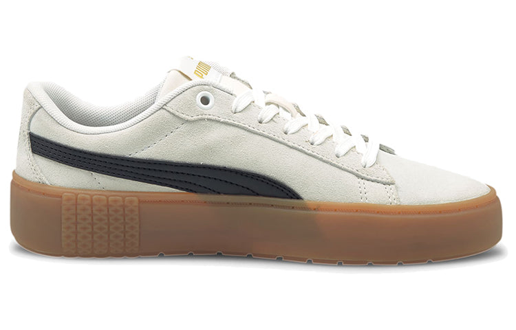 (WMNS) PUMA Smash Platform V2 SD 'White Black Gum' 373037-07