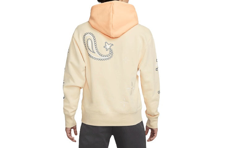 Men's Air Jordan Casual Sports Printing Logo Light Yellow DO2504-235