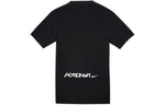 Nike x ACRONYM Crossover Fan Edition Printing Logo V neck Short Sleeve Asia Edition Black DC8809-010