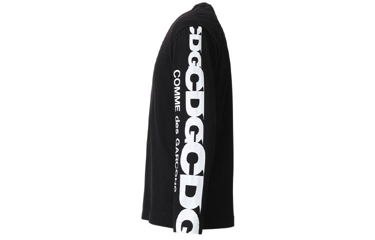 COMME des GARCONS CDG Classical String mark Logo Long-sleeve Tee 'Black' SZ-T008-051-1