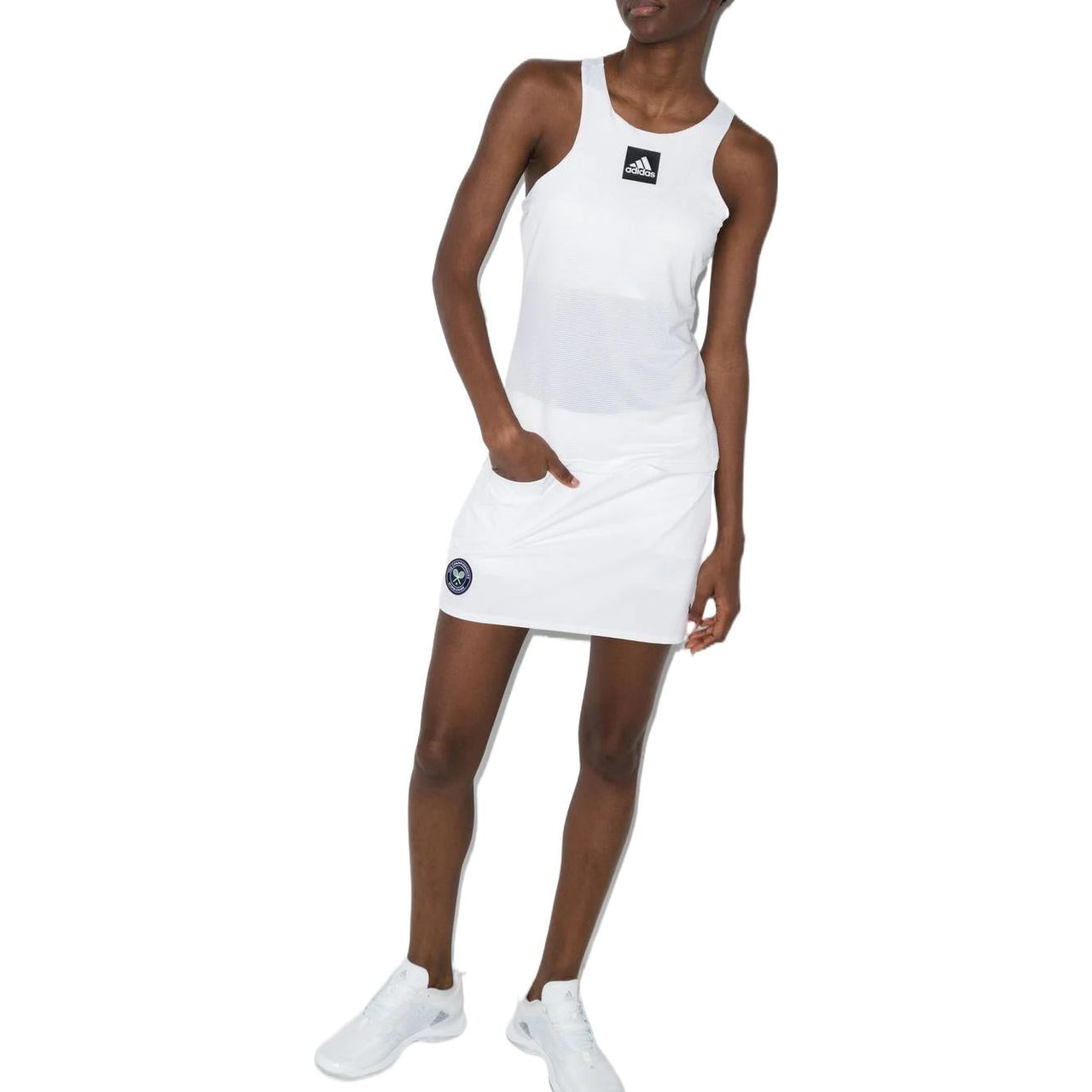 (WMNS) adidas Paris Primeblue Y-Tank Top 'White' HA7627