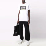 Off-White FW21 Printing Short Sleeve Ordinary Version White OMAA027F21JER0140184