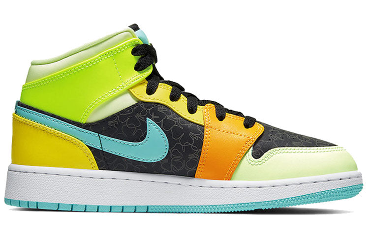 (GS) Air Jordan 1 Mid SE 'Clover' BQ6931-037
