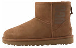 (WMNS) UGG Classic Mini UGG Rubber Logo 'Chestnut' 1108231-CHE