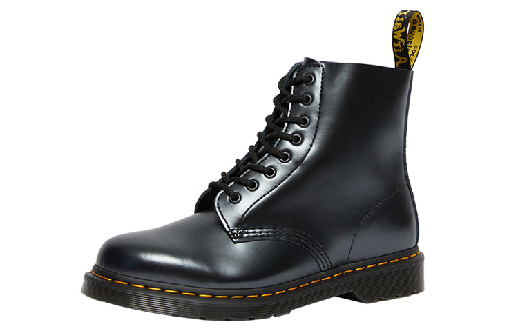 Dr. Martens 1460 Pascal Chroma 8 Martin boots Couple Style Silver Black 26233040