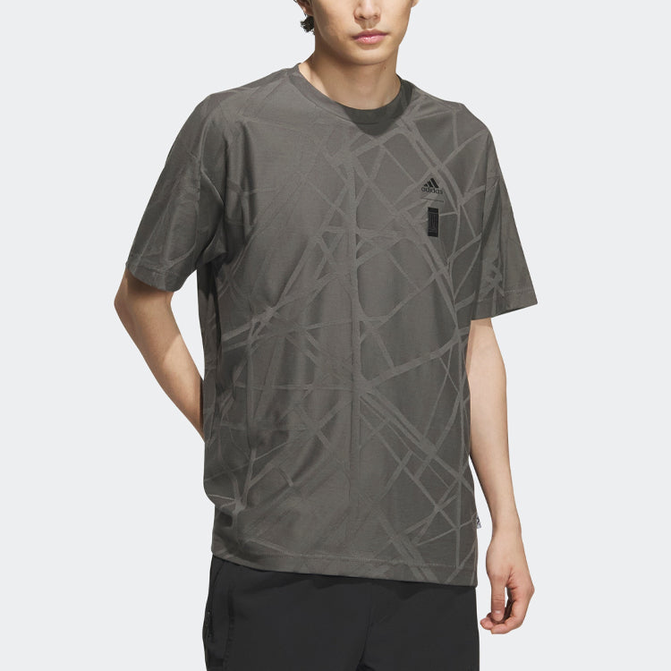 adidas Wuji Graphic T-Shirts 'Grey' IA8145