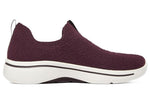 (WMNS) Skechers Go Walk Arch Fit 'Wine Red White' 124496-BURG
