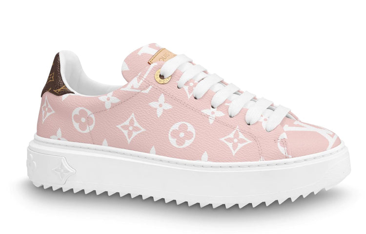 (WMNS) Louis Vuitton Time Out Sneaker 'Pink Monogram' 1A5U0X