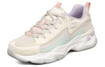 (WMNS) Skechers D Lites 4.0 Panda Flatform Low Chunky Shoes White 149491-NTMT