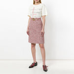 Gucci Alphabet Printing Short Sleeve Creamy White 492347-X3N07-7550