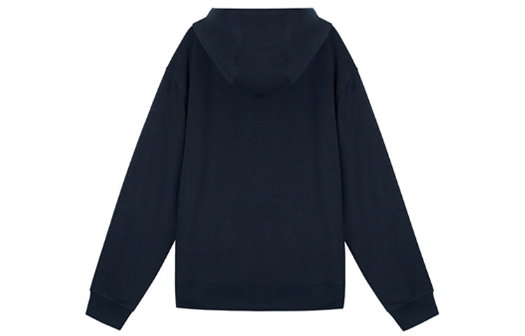 New Balance Embroidered Logo Sports Pullover Navy Blue AMT11550-ECL