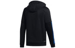 adidas Zipper Basketball Sports Hooded Jacket Black FH7733