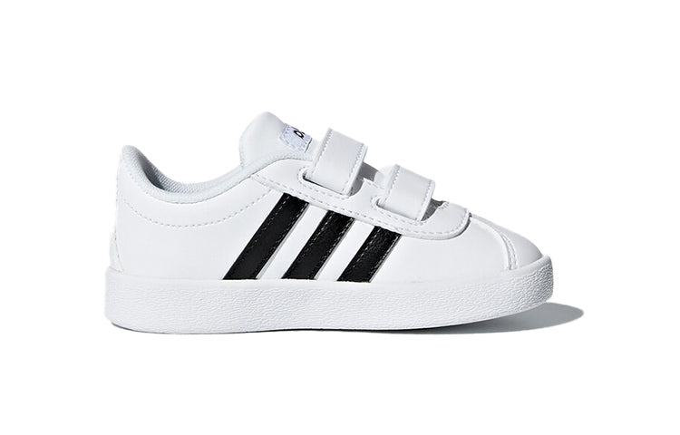 (TD) adidas VL Court 2.0 'White Black' DB1839