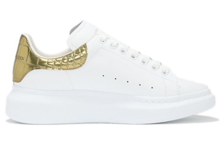 Alexander McQueen Oversized Sneaker 'Gold Crocodile' 625162WHYBQ9075