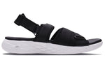 Skechers On-The-Go 600 Black Sandals 'Black White' 55367-BKW