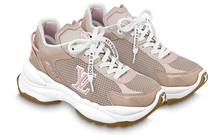 (WMNS) LOUIS VUITTON Run 55 Sneakers 'Tan Pink' 1ABVMW