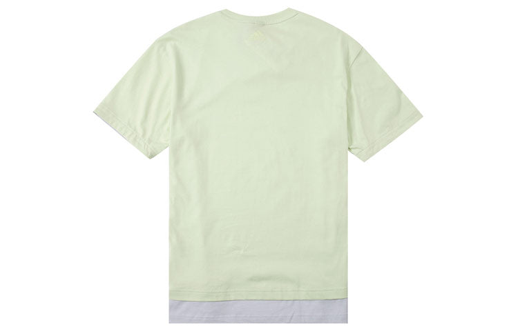 adidas St Gfxrlx Tee Athleisure Casual Sports Round Neck Short Sleeve Orange Green HE9923