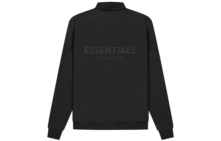 Fear of God Essentials SS21 Mockneck Half Zip 'Black' FOG-SS21-575