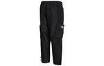 Men's adidas Solid Color Pocket Logo Printing Straight Lacing Sports Pants/Trousers/Joggers Black HT0523
