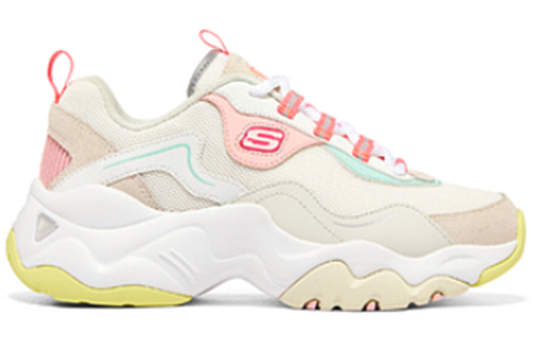 (WMNS) Skechers D'Lites 3.0 'White Yellow Pink' 896029-WMLT
