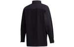 adidas originals Solid Color Splicing Casual Long Sleeves Shirt Black GT7306