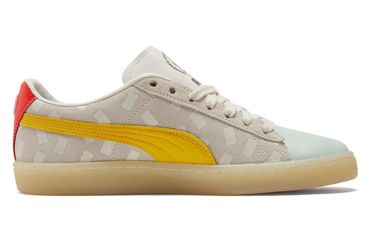 (WMNS) Haribo x PUMA Suede Casual Shoes Grey/Yellow/Red 383416-01