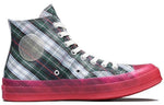 Converse Chuck Taylor All-Star 70s Hi Plaid Translucent Midsole Red 163324C