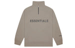 Fear of God Essentials FW20 Half Zip Sweatshirt 'Taupe' FOG-FW20-209