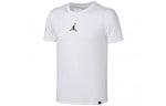 Air Jordan Iconic Quick Dry Training Sports Short Sleeve White AR7416-101