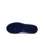 (GS) Air Jordan 1 Mid 'White Deep Royal Blue' 554725-131