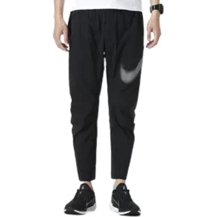 Men's Nike As Nsw Swsh Pant Wvn Large Logo Woven Sports Pants/Trousers/Joggers Autumn Black DZ3029-010