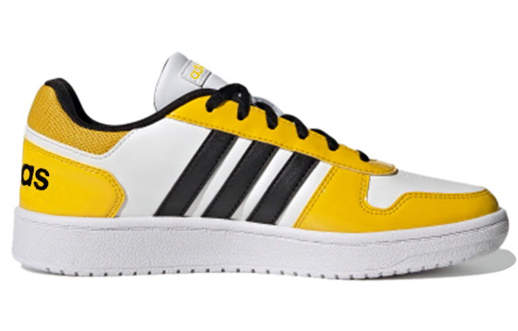 (WMNS) adidas Hoops 2.0 'White Yellow Black' H01212