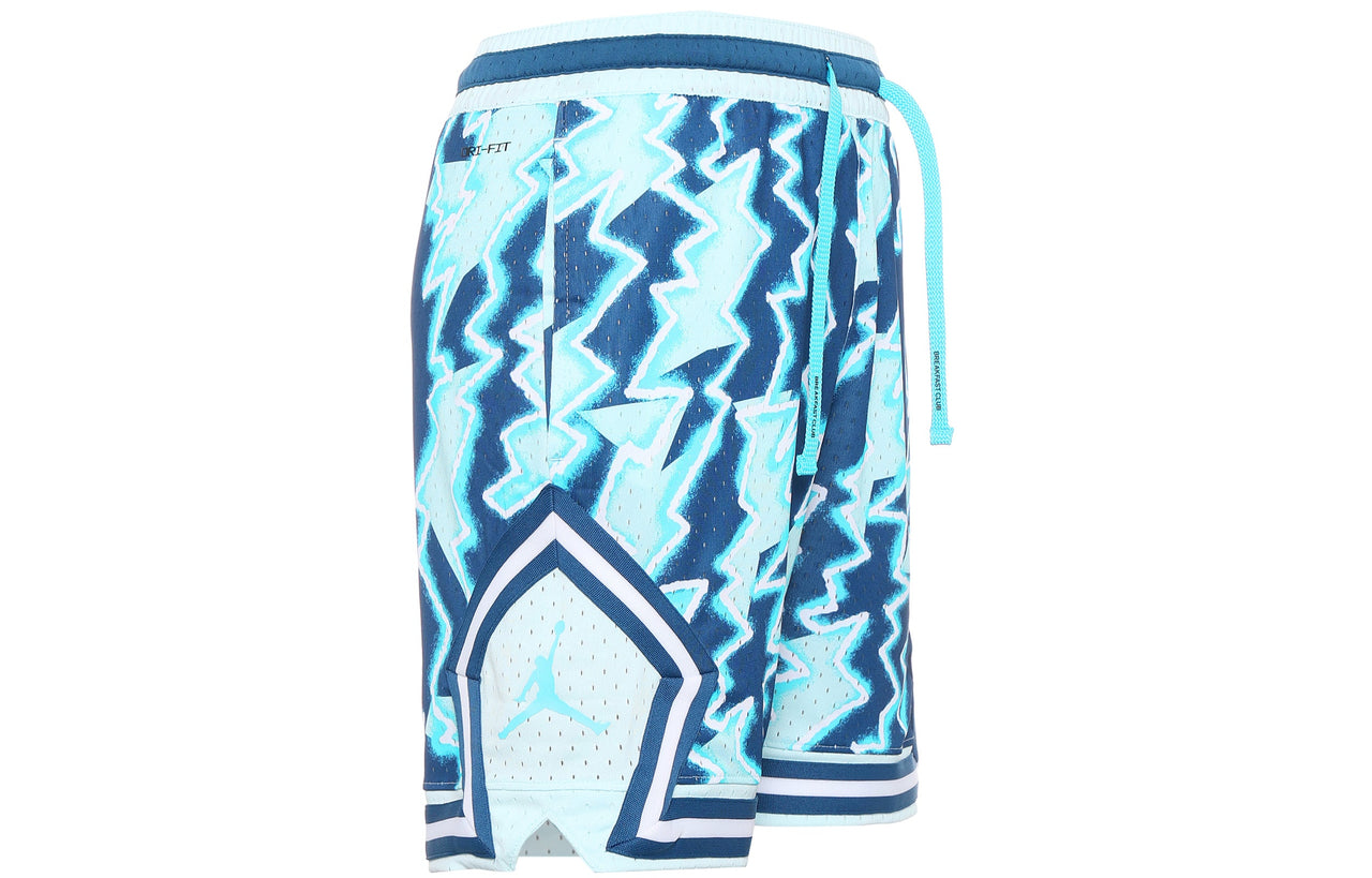 Air Jordan Dri-FIT Contrasting Colors Drawstring Casual Sports Shorts Blue DQ7335-474