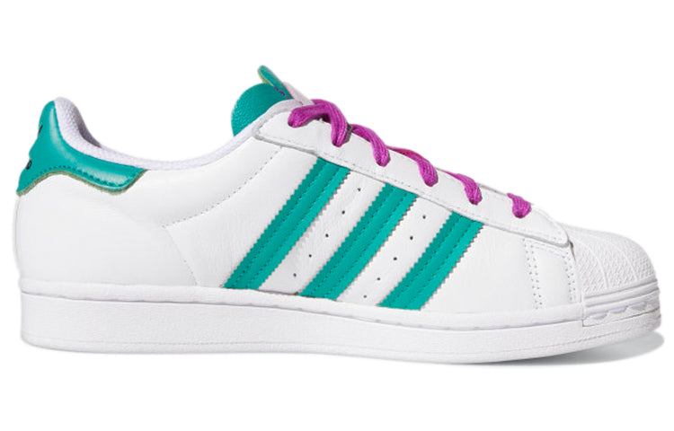 (WMNS) adidas Superstar 'White Glory Green' H06595