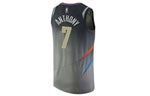 Nike NBA Basketball Sports Jersey Vest SW Fan Edition 1819 Season Thunder Anthony No. 7 Gray 912134-042