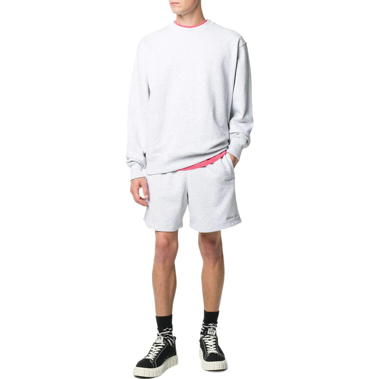 adidas x Pharrell Basic Sports Sweatshirt 'Grey' GM1973