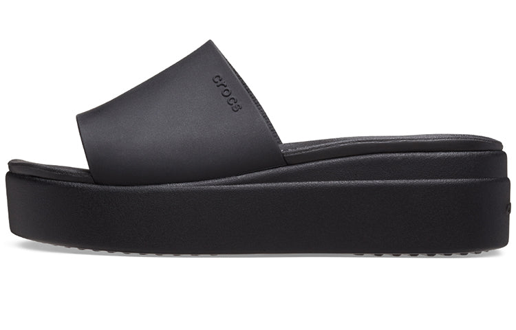 (WMNS) Crocs Brooklyn Slide 'Black' 208728-001