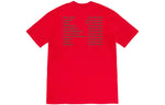 Supreme FW19 Week 1 New Shit Tee Alphabet Logo Short Sleeve Unisex Red SUP-FW19-033
