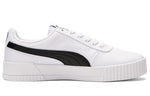 (WMNS) PUMA Carina Canvas Leisure Board Shoes White/Black 368669-01