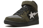 A Bathing Bape Sk8 Court Sta Hi 'Olive Black' 1G70-191-037