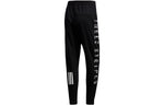 adidas Alphabet Printing Knit Bundle Feet Sports Pants Black FM5427