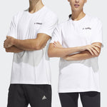 adidas Terrex U Trx Logo T Outdoor Sports Short Sleeve White T-Shirt HM3548