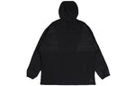 adidas Half-zipped Hooded Windproof Sports Woven Jacket Men's Black GM4443