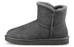 (WMNS) UGG Mini Bailey Button Bling Mid Tops Fleece Lined Gray 1016554-GREY